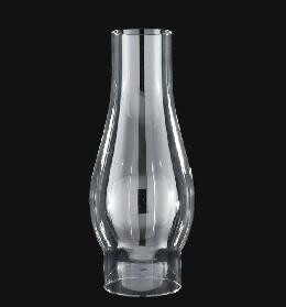 Glass Chimney - 2 5/8" Fitter; 8 1/2" High