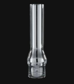 Matador Clear Glass Chimney - 2 5/8" Fitter; 10 1/2" High; 3" Bulge