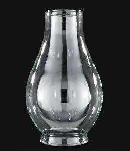 Clear Chimney - 2" Fitter Lip; 5 3/8 " High; 3 3/16" Bulge