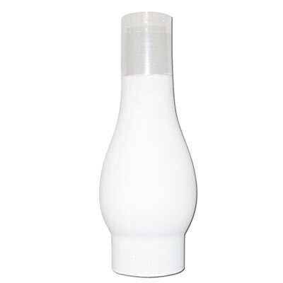 Chimney - 3" Fitter; 10" High; 3/4 Frosted; 4" Bulge