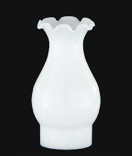 Opal Glass Chimney - 3" Fitter; 7" High