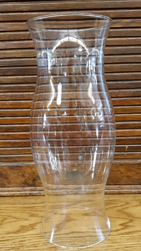 Clear Glass  14" High Hurricane Shade