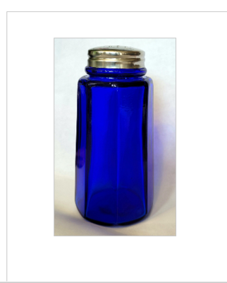 Cobalt Blue Salt or Pepper