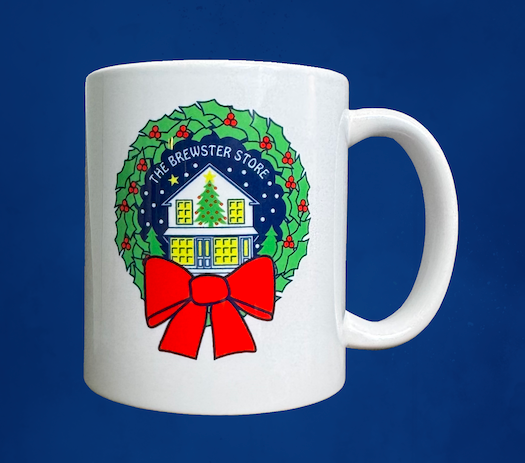 Brewster Store Wreath Mug