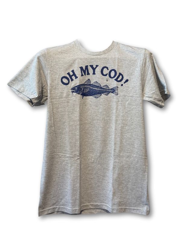 Oh My Cod! T-Shirt—Gray