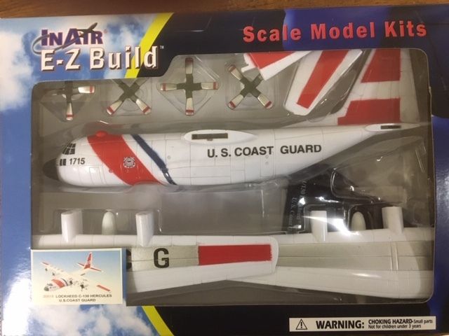 EZ-Build U.S. Coast Guard Lockheed C-130 Hercules Model Kit EZ-Build U.S. Coast Guard Lockheed C-130 Hercules Model Kit