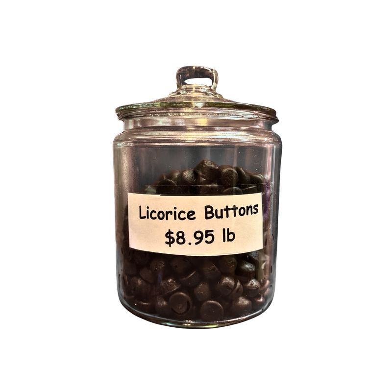 Black Licorice Buttons