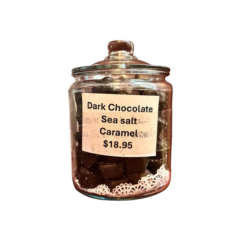 Dark Chocolate Sea Salt Caramels
