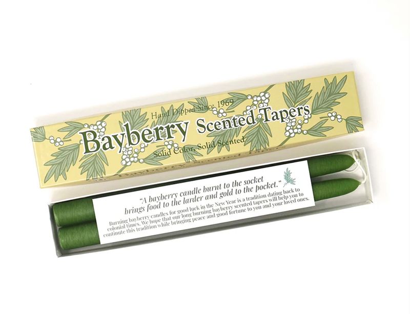 Bayberry Scented Taper Candles, Single-Pair Gift Box Bayberry Scented Taper Candles, Single-Pair Gift Box