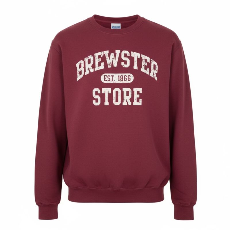 Crimson Sweatshirt - Brewster Store, EST 1866