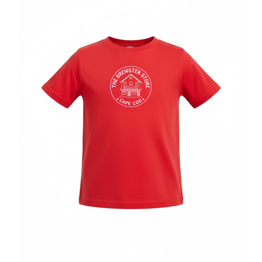 Brewster Store Logo T-Shirt in Red