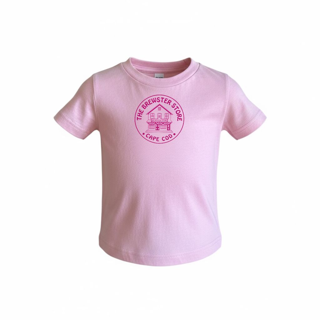 Brewster Store Logo T-Shirt in Pink