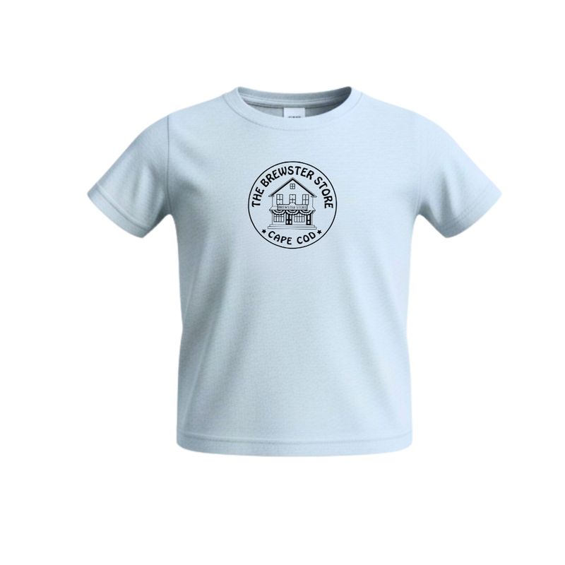 Brewster Store T-Shirt in Light Blue