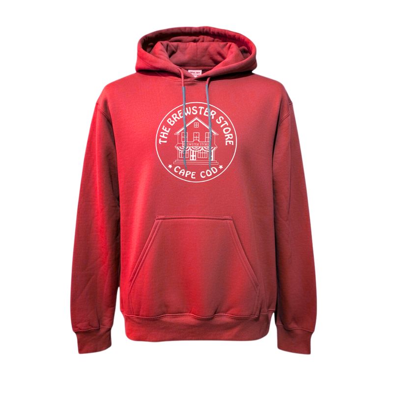Brewster Store Hoodie in Red
