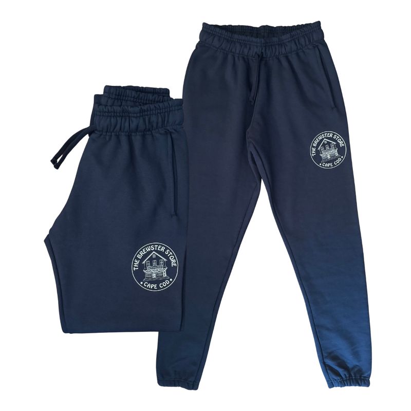 Navy Blue Brewster Store Drawstring Sweatpants