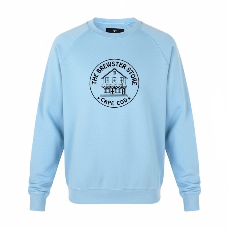 Brewster Store Sweatshirt in Light Blue
