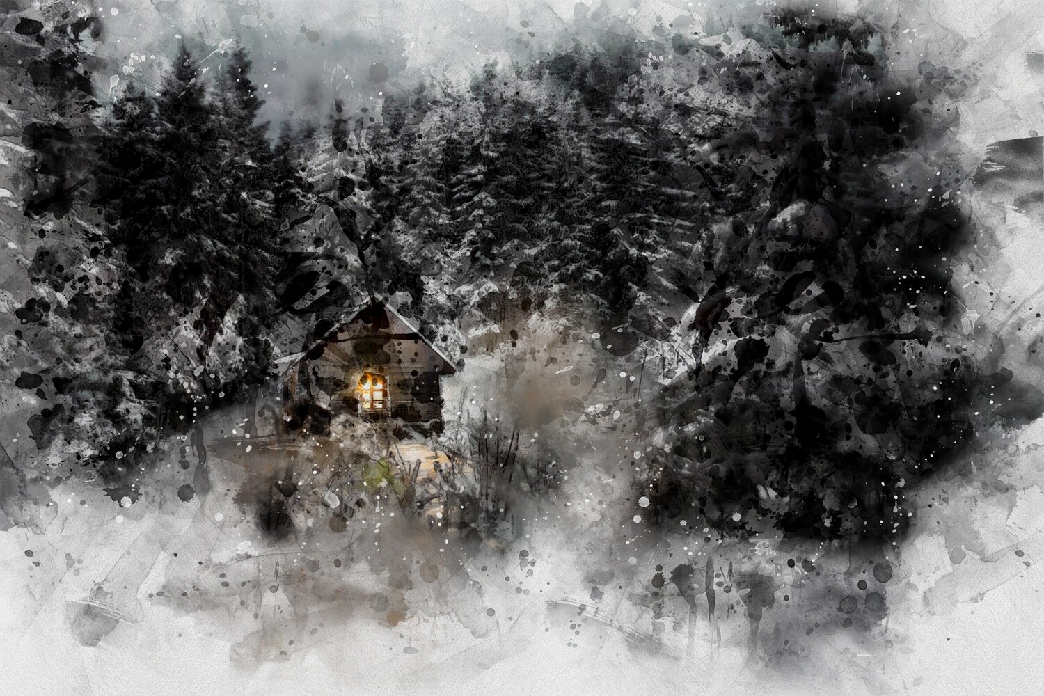 Cabin in the Dark Woods
