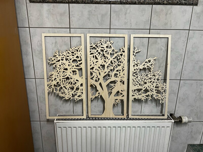 Lebensbaum Wandbild 120x60cm