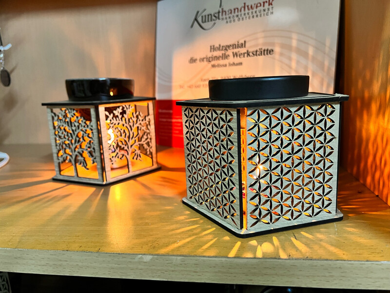 Duftlampe Lebensblume Muster
