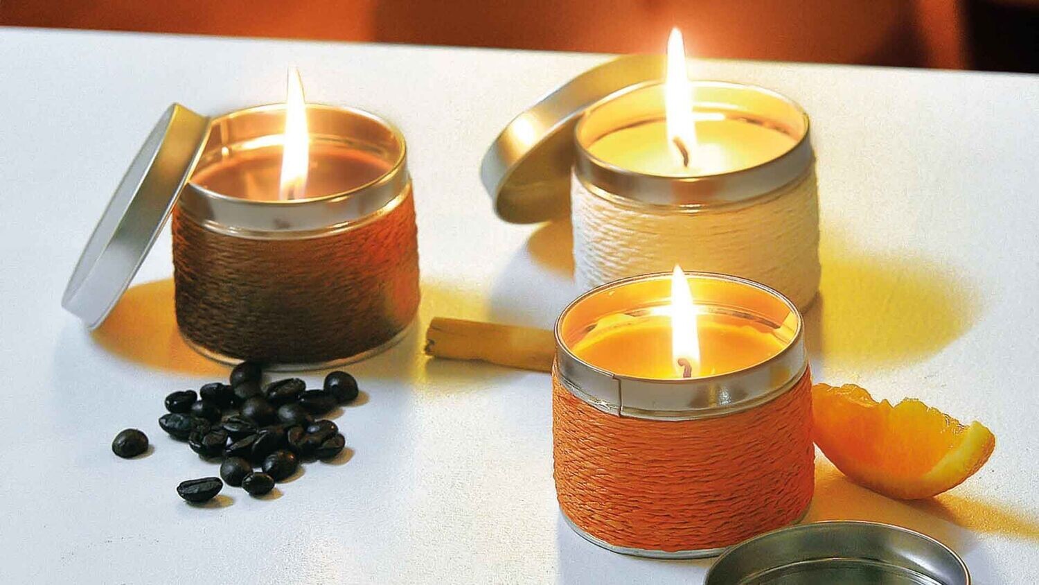Set 15 Velas aromáticas personalizadas