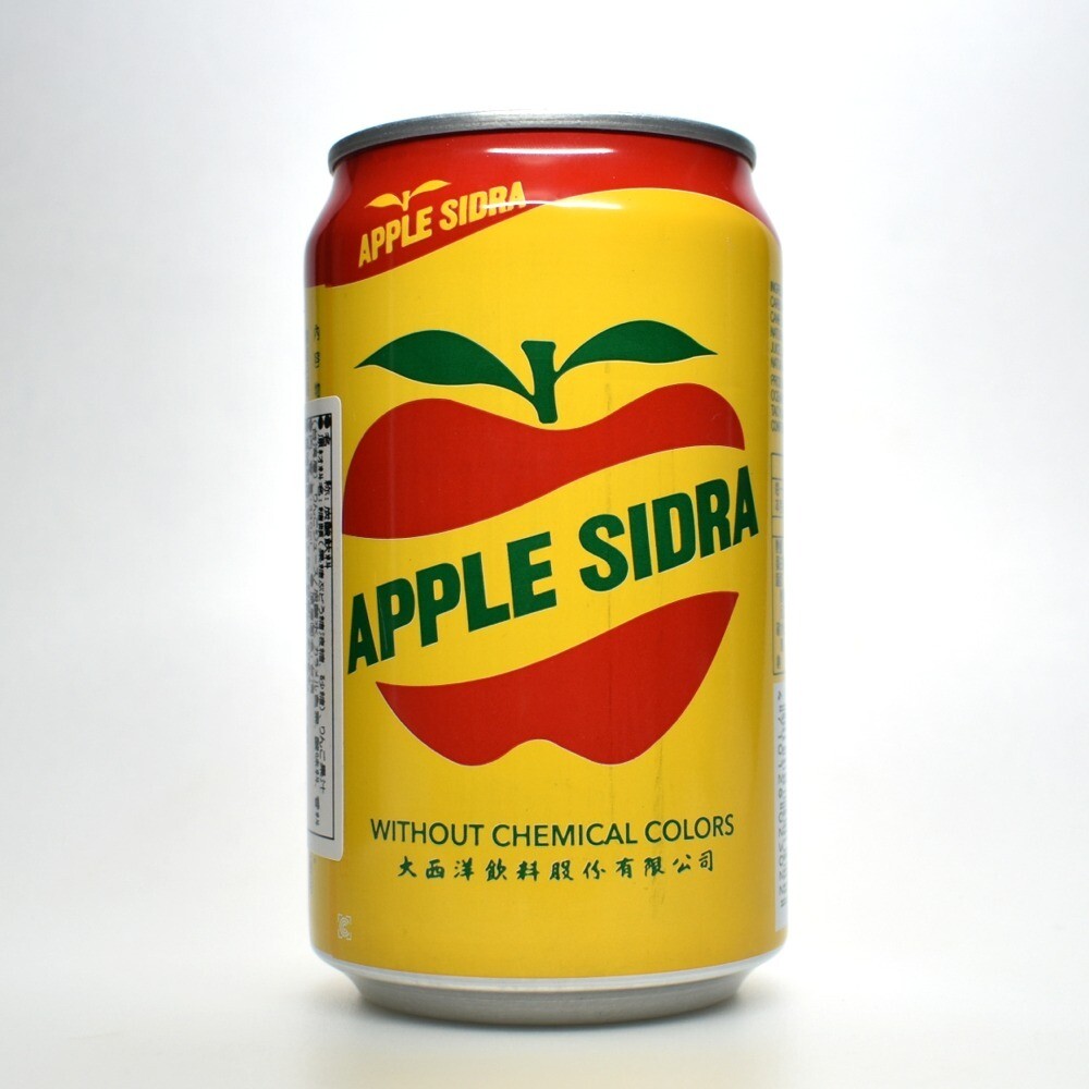 【台湾人気商品・ケース販売】
蘋果西打 (アップルサイダー) りんごソーダ 330ml×24缶セット(1BOX)　