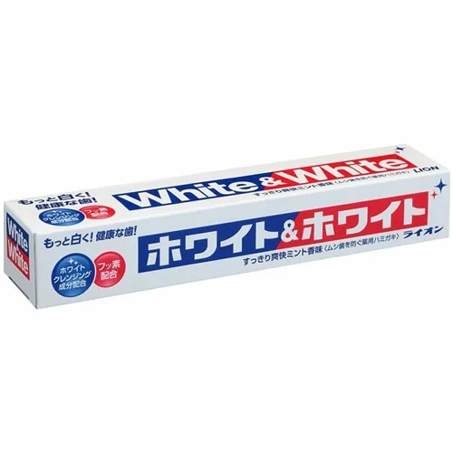 【ライオン】
ホワイト＆ホワイト 爽快ミント 150g