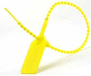 Yellow Tamper Seal 100 Nos Packet