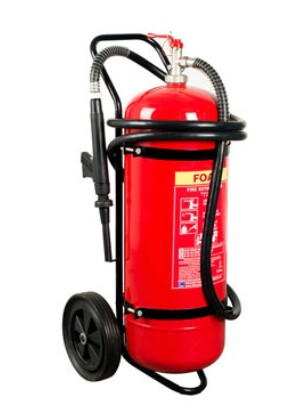 Trolley Fire Extinguisher FOAM 25 Liter , FlameTech, BSI-Kite marked