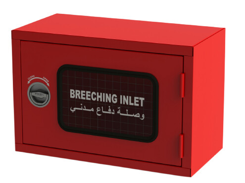 Surface Cabinet for Breeching Inlet, Full MS, Red Color