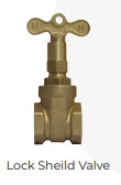 Lock Shield Valve 1" For Fire Hose Reel