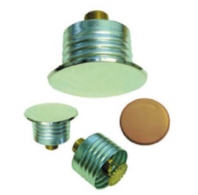 Concealed Sprinkler Head,68*,Quick Response C/w. White Cover Plate