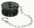 PVC Cap with Chain for Landing Valve