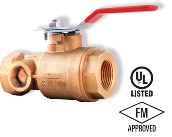 Test & Drain Valve 1" , UL Listed