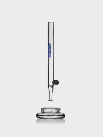 GRAV CLEAR VAPOR STRAW &amp; DISH RED