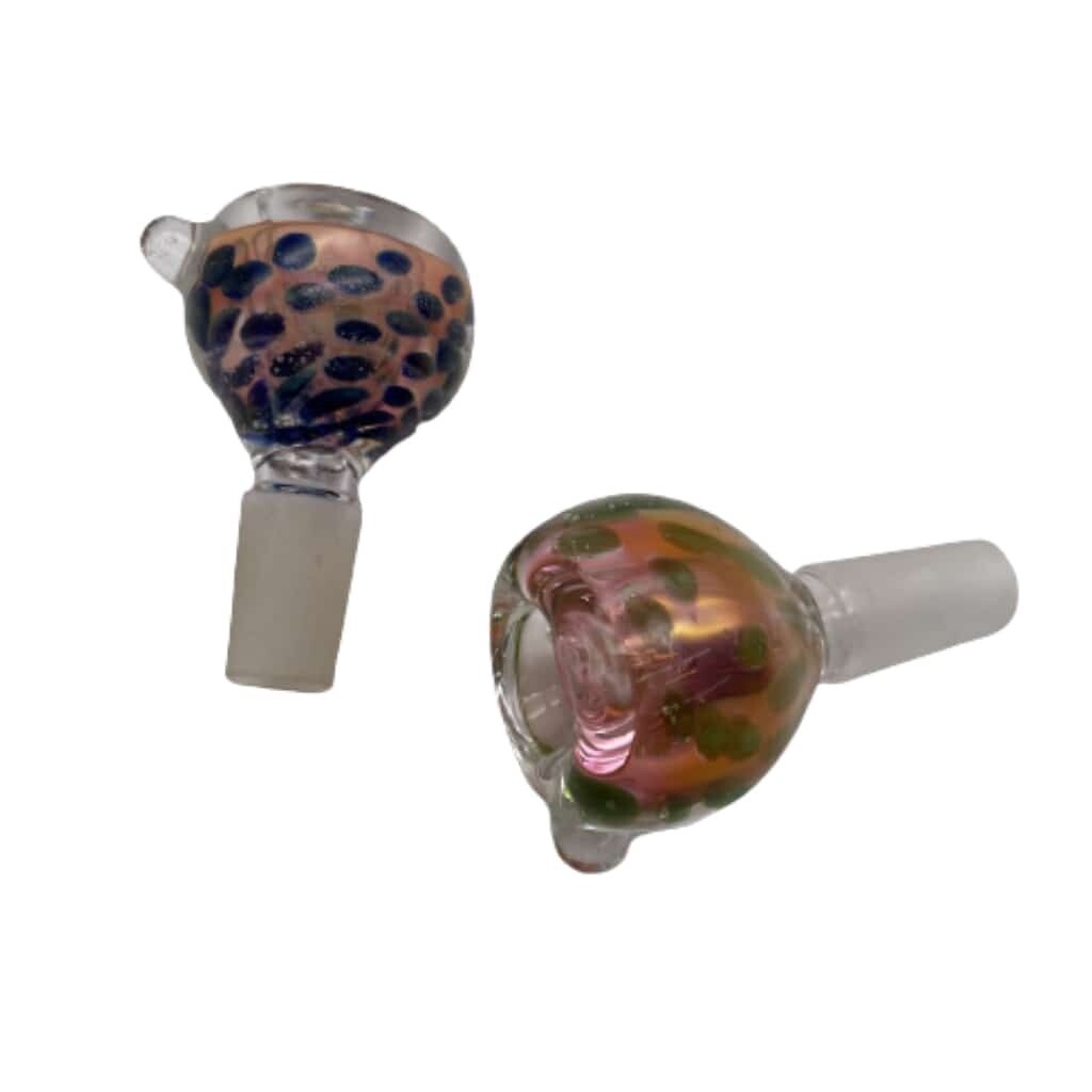 14 MM MALE GOLD FUMED HONEYCOMB BOWL