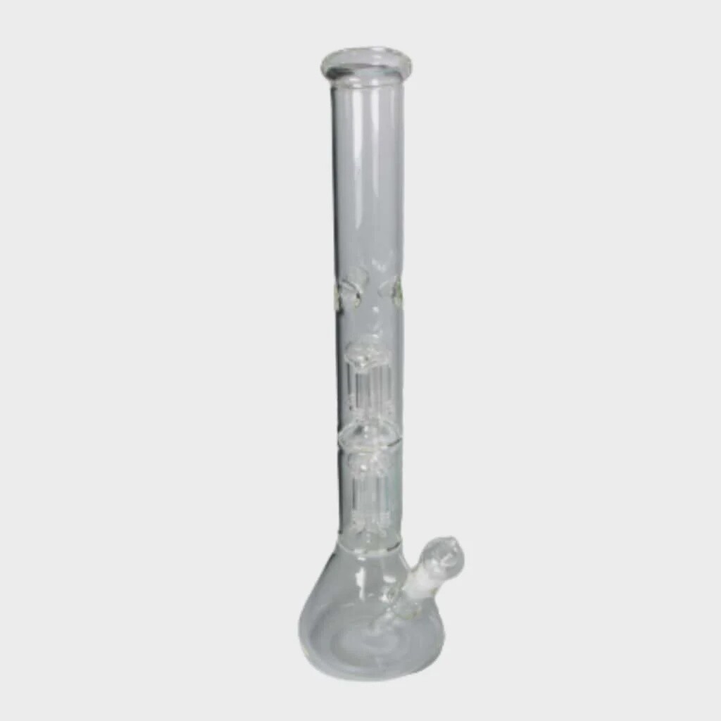 18&quot; BEAKER DOUBLE 4 TREE PERK  WATERPIPE