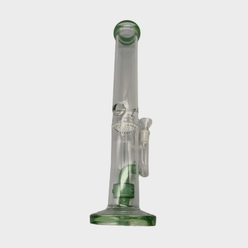 16&quot; HONEYCOMB + TOP PERCOLATOR GLASS WATER PIPE