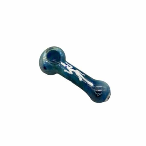 5&quot; Heavy Frit Glass Pipe with Lizard Design