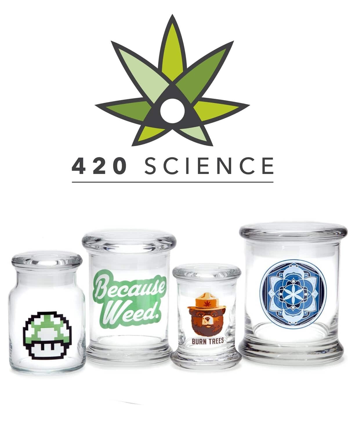 420 JARS POP TOP LARGE ASSORTED