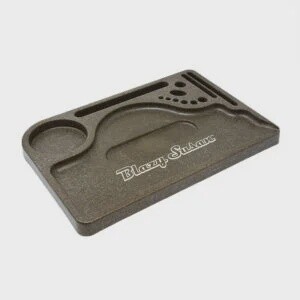 BLAZY SUSAN BROWN HEMP ROLLING TRAY