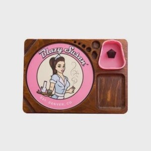 BLAZY SUSAN DAB TRAY BIRCH CHERRY