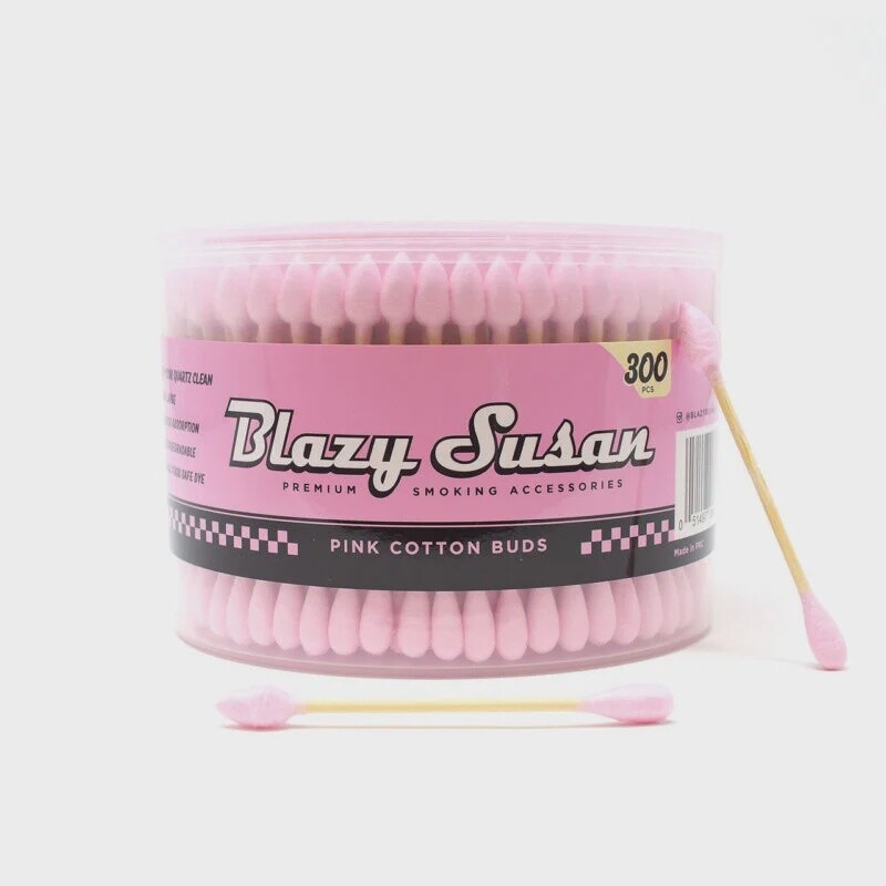 BLAZY SUSAN PINK COTTON BUDS 300 COUNT