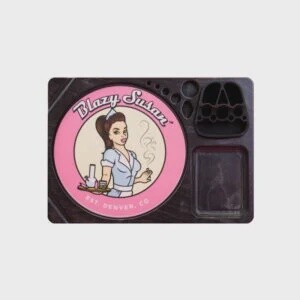 BLAZY SUSAN DAB TRAY BIRCH BLACK