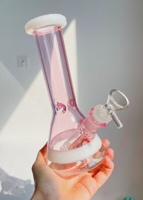 PINK CLASSY BEAKER BONG