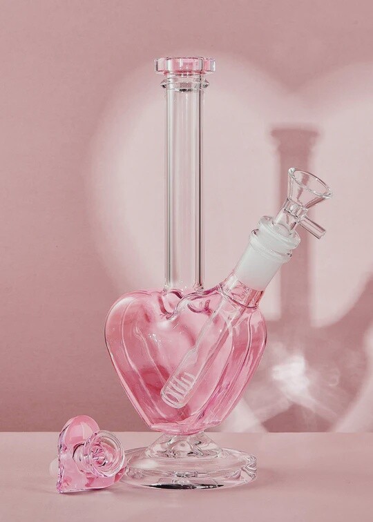 PINK HEART BONG