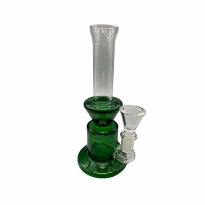 7&quot; Clear &amp; Colortube with Inline Perk Waterpipe