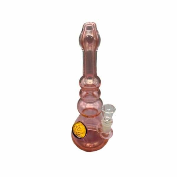 9.5&quot; FUMED BUBBLE W/ MARBLE  WATERPIPE