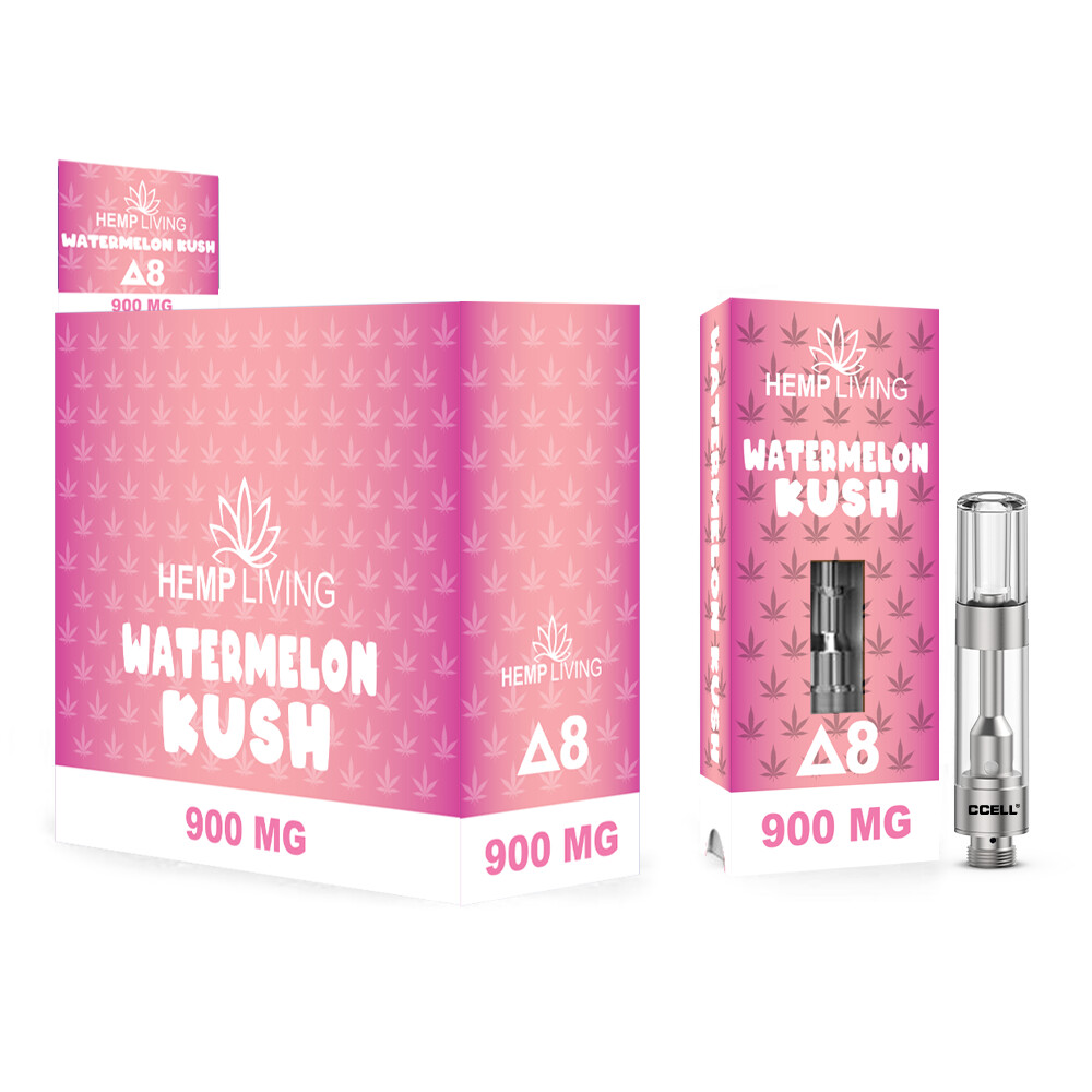 HEMP LIVING DELTA 8 CARTRIDGE WATERMELON KUSH