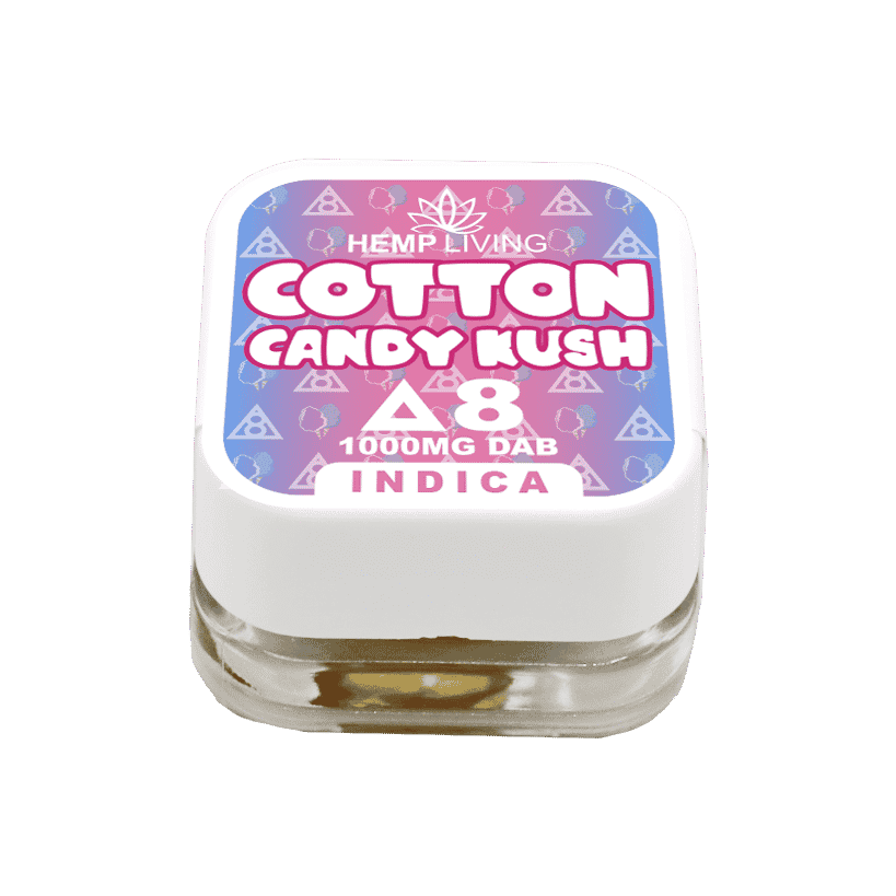 HEMP LIVING DELTA 8 DAB WAX COTTON CANDY KUSH