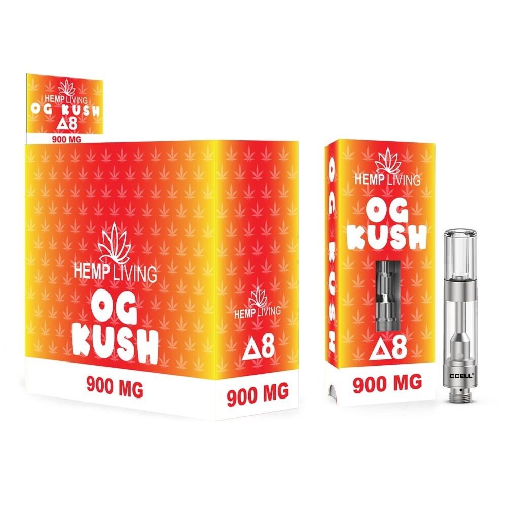 HEMP LIVING DELTA 8 CARTRIDGE OG KUSH